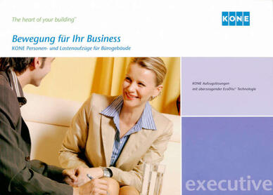 Text Produktbroschüre KONE Executive