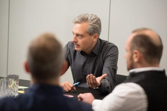 Michael Simperl im Gespräch